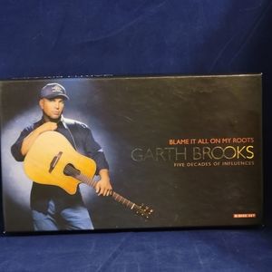 Garth Brooks 8-disc CD set Blame It All on My Roots booklet-4 CD Albums